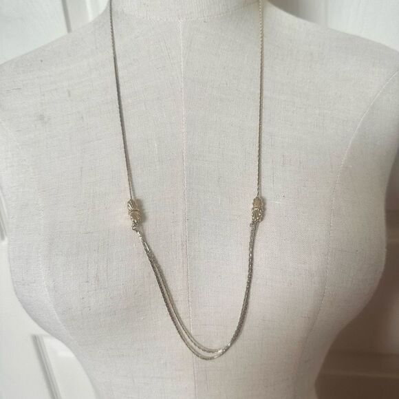 Gold tone vintage adjustable necklace - Picture 2 of 8